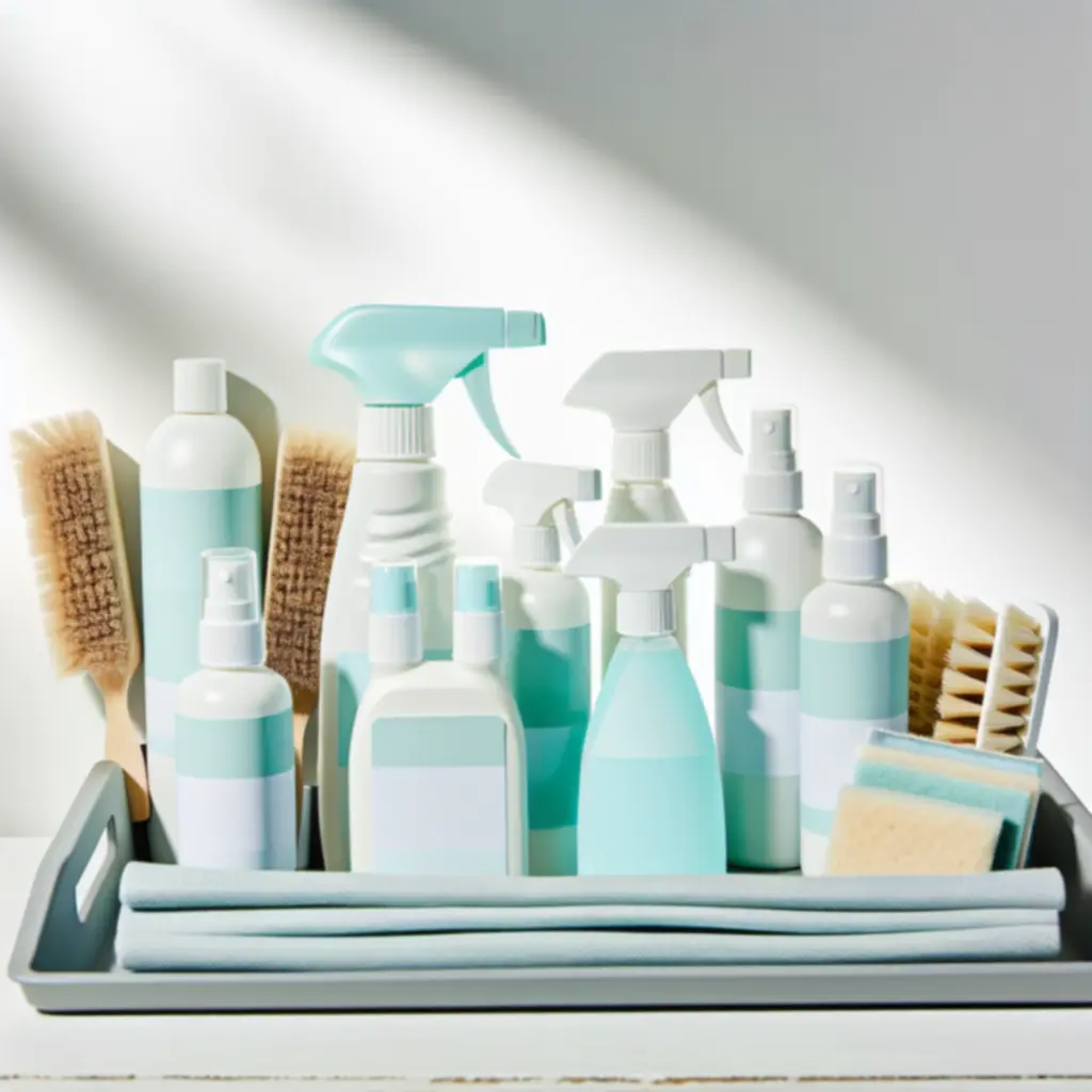 Eco-friendly cleaning supplies and biodegradable products