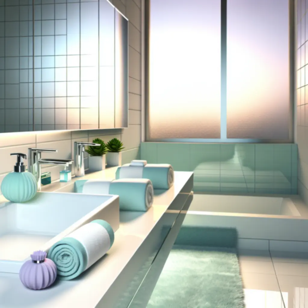 Tökéletesen tiszta, fürdőszoba szállodai tisztasággal